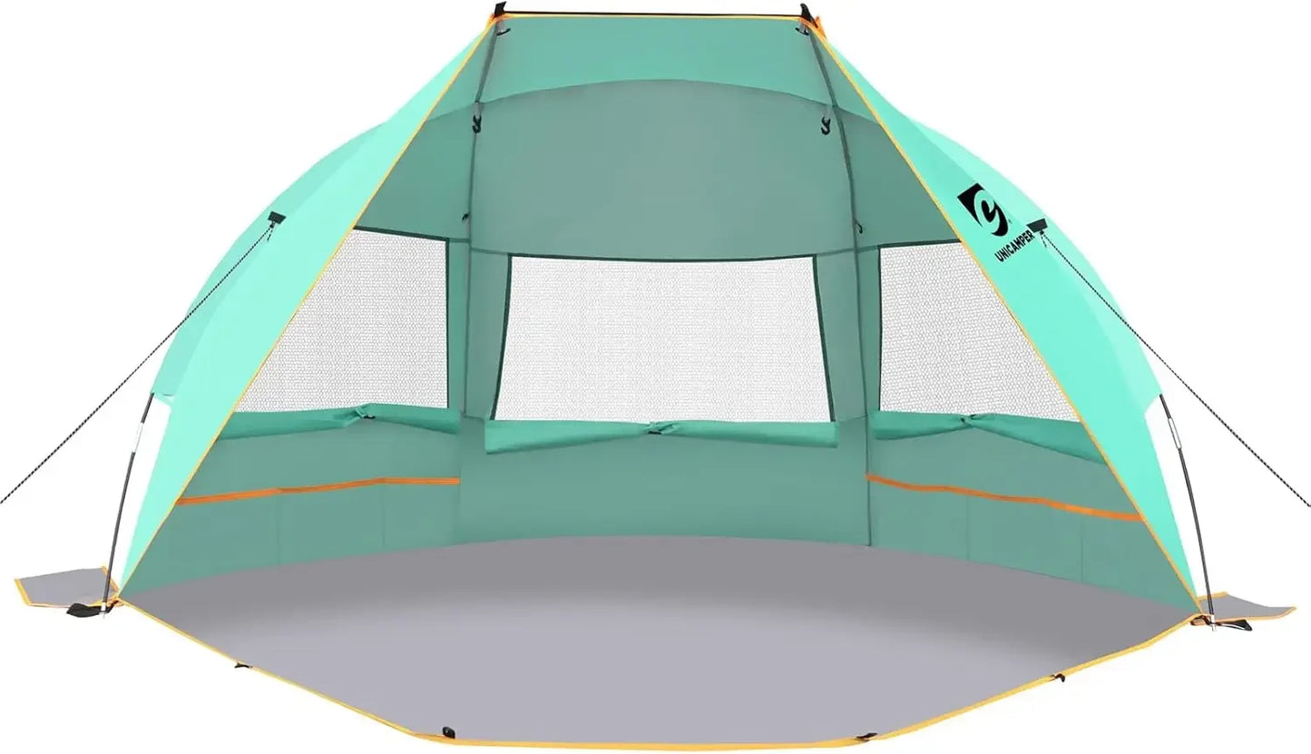 Unp Beach Tent 3 Person Sun Shelter UPF50 Mesh Windows