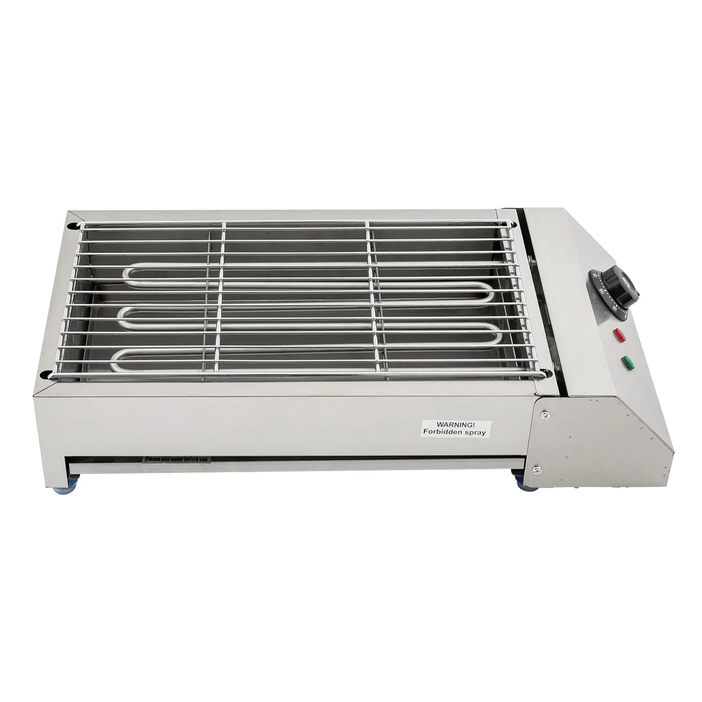 Portable Electric Grill Oven 1.5KW Heat Control 110V Countertop BBQ for Indoor Outdoor Cooking