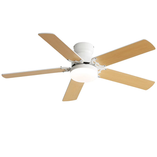 Sofucor Hot sale Modern 42-inch Ceiling fan with LED DC 6-speed high wind speed with remote control