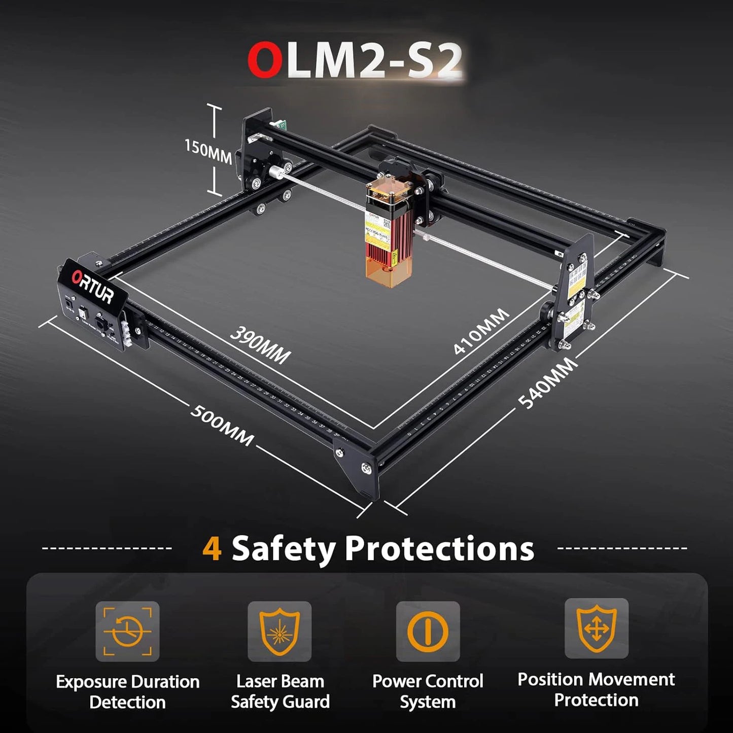 Ortur Laser Master 2 S2 LF 5W Precision Engraving Machine