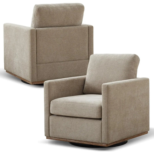Mid Century Modern Chenille Accent Chairs Set Of 2