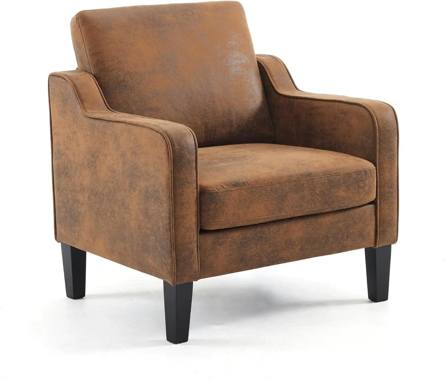 Mid Century Modern Accent Chair Upholstered Armchair For Living Room