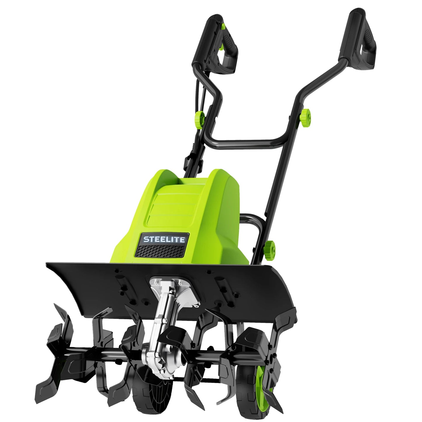 Deli 18-Inch Corded Electric Tiller, 13.5-Amp Motor for Garden Cultivating and Soil Loosening