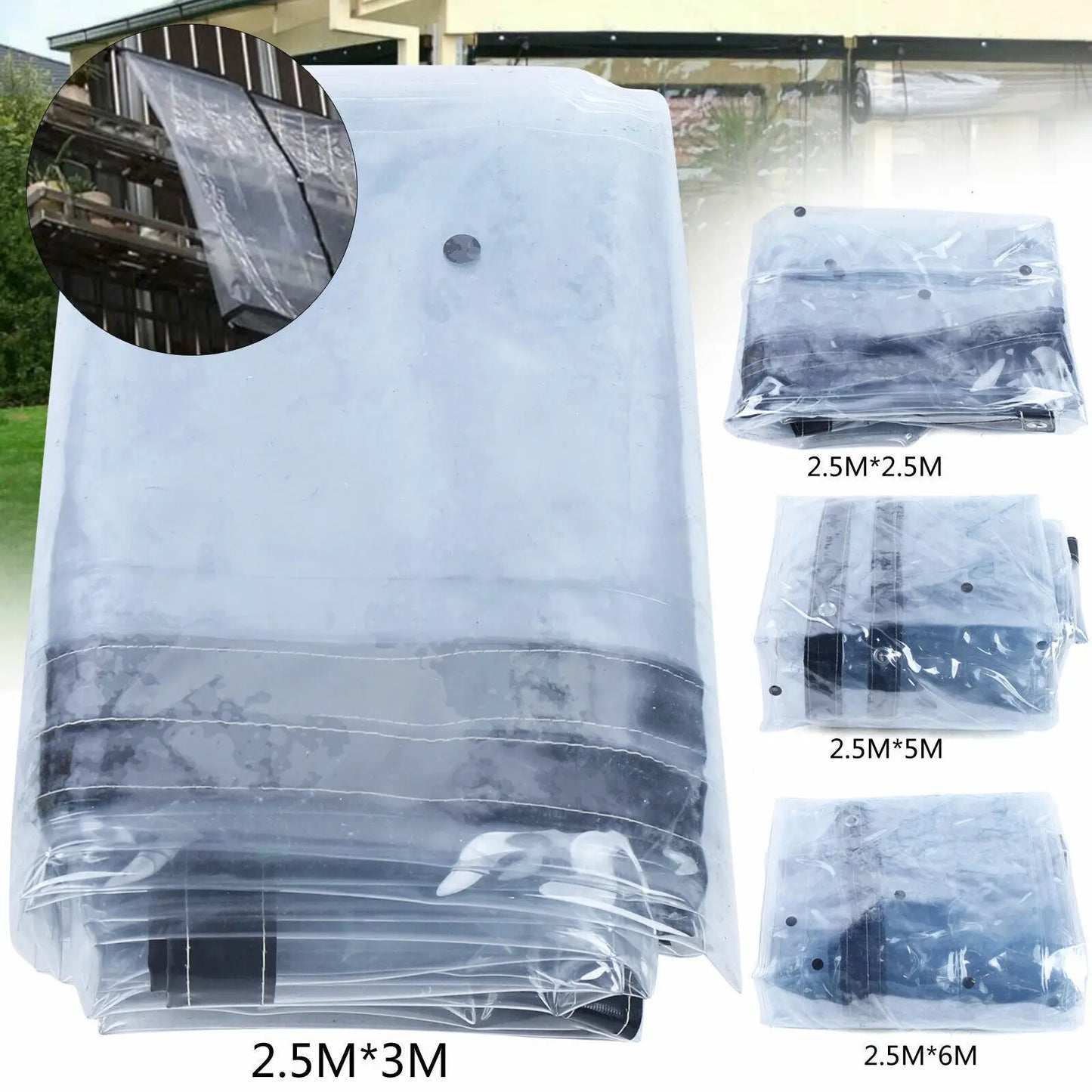 Waterproof Heavy Duty Industrial Commercial Pvc Vinyl Clear Curtain Walls New