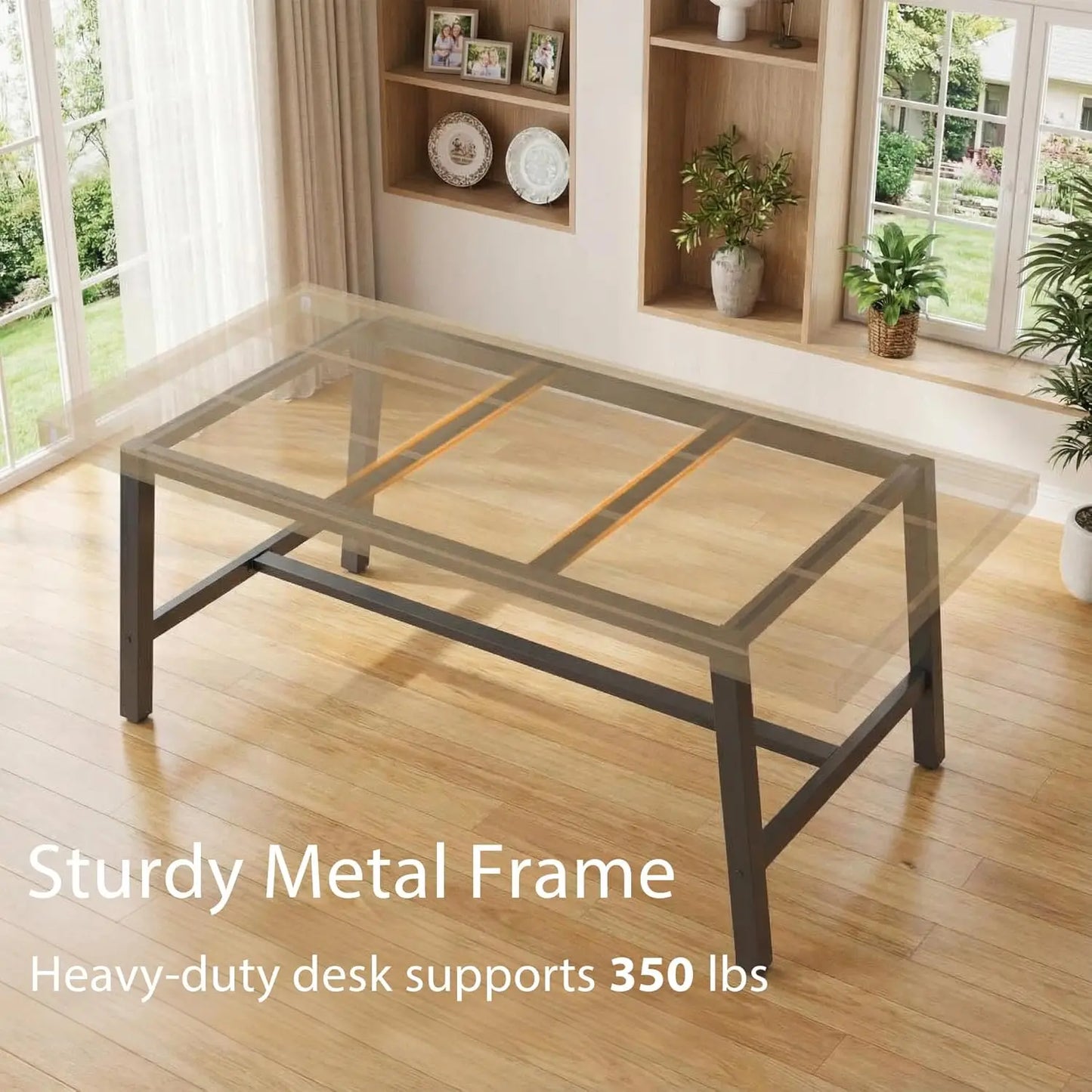 Rustic Industrial Farmhouse Dining Table For Modern Kitchens