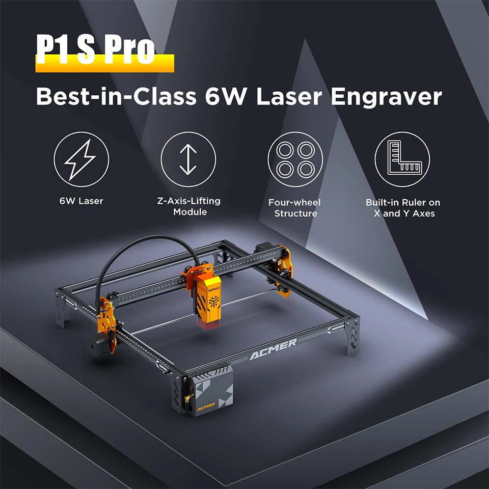 ACMER P1 S Pro Laser Engraver With App WiFi Control