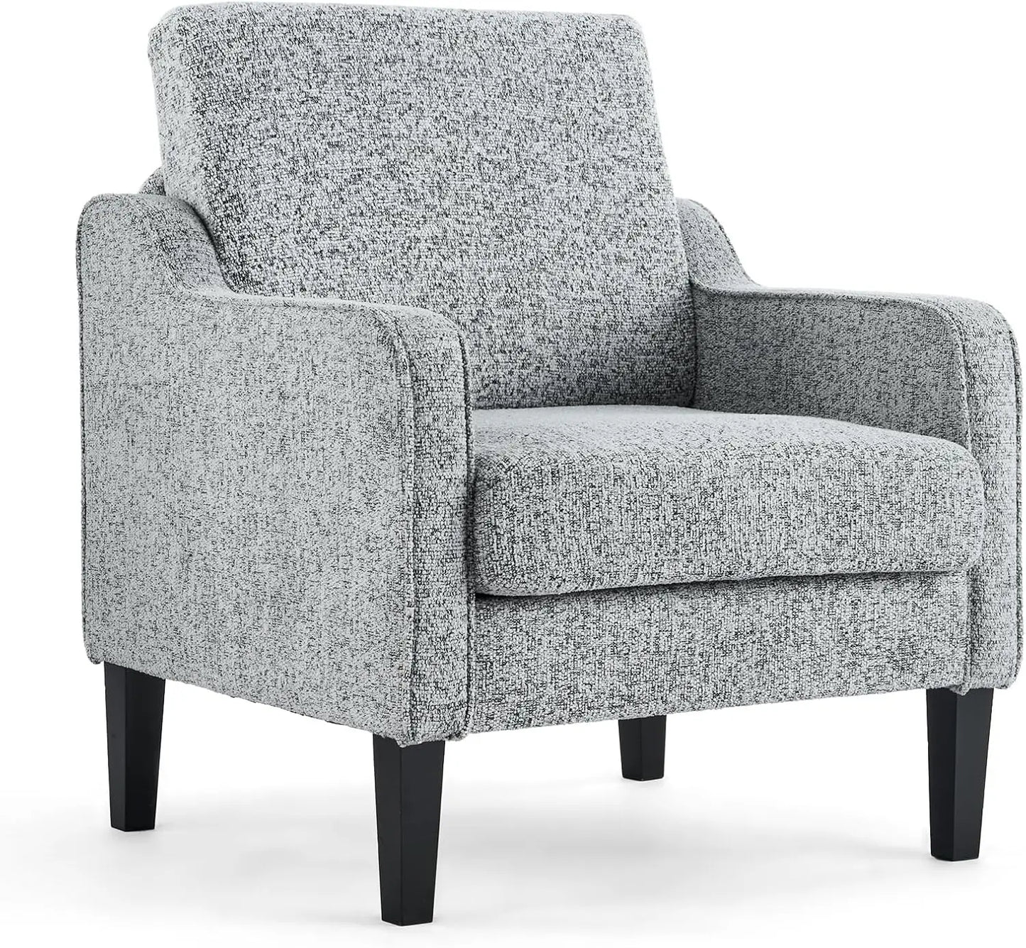 Mid Century Modern Accent Chair Upholstered Armchair For Living Room