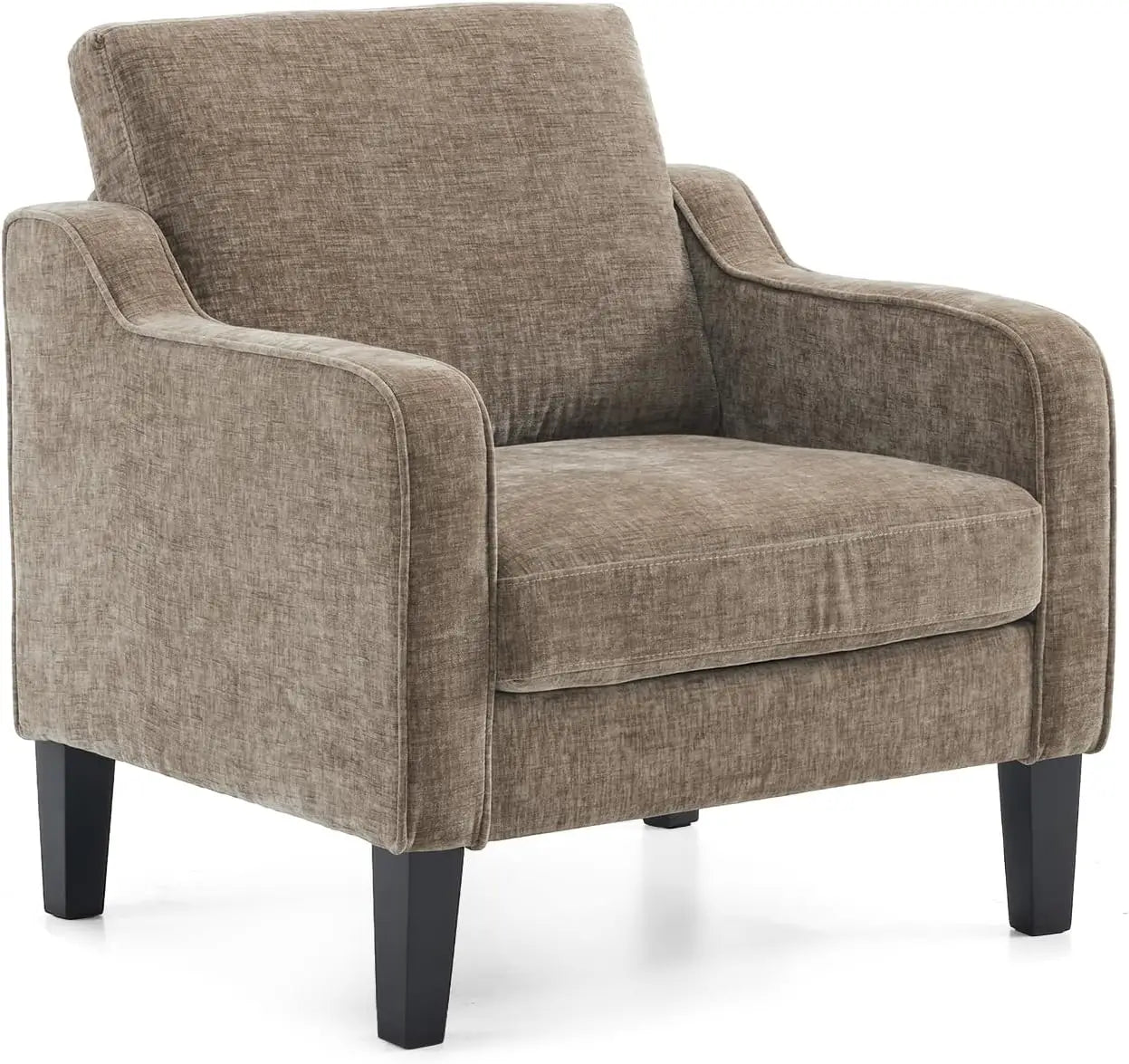 Mid Century Modern Accent Chair Upholstered Armchair For Living Room