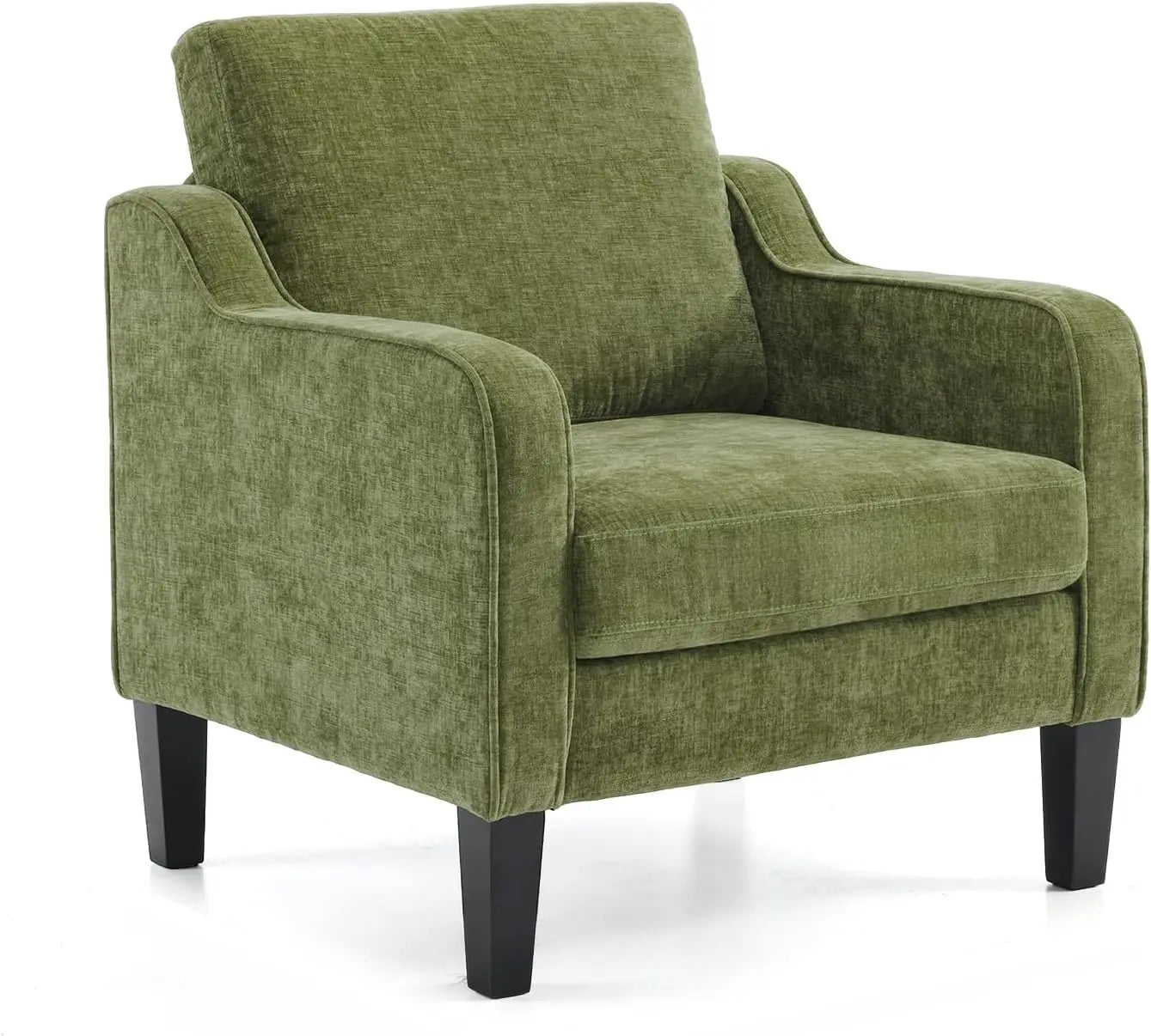 Mid Century Modern Accent Chair Upholstered Armchair For Living Room
