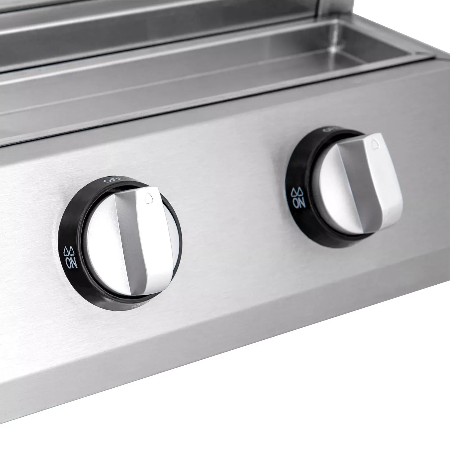 4 Burners Smokeless Gas BBQ Grill, Outdoor Cooking,  Height Adjustable, With Stainless Steel Griddle Healthy & Easy to Clean
