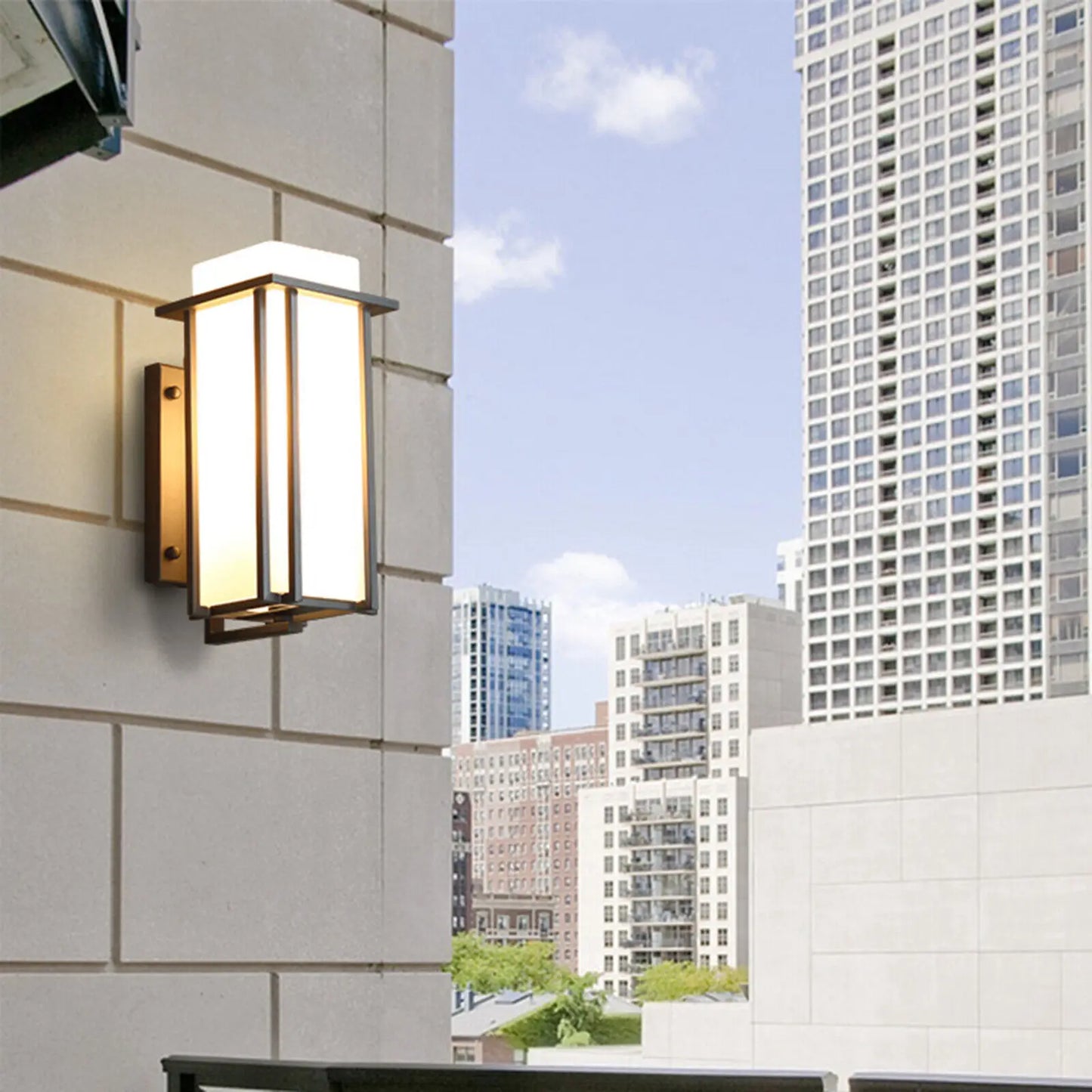 LOYALHEARTD Outdoor Wall Light Fixture Exterior Lighting Lantern Lamp Porch Patio Sconce for House Front Door