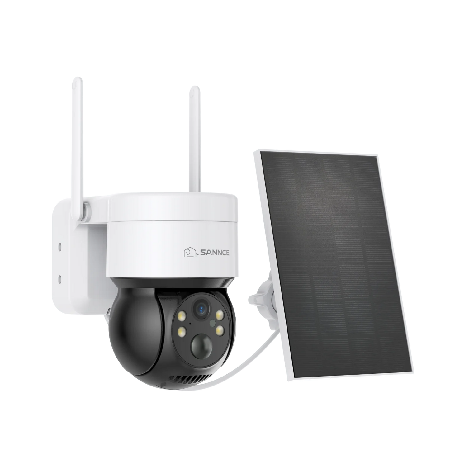 Annke 4MP WiFi Video Security Surveillance Camera Two Way Audio 18650 Rechargeable Battery with Solar Panel Outdoor 128G Storage