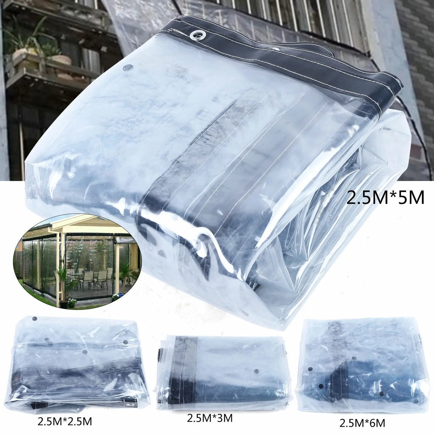 Waterproof Heavy Duty Industrial Commercial Pvc Vinyl Clear Curtain Walls New