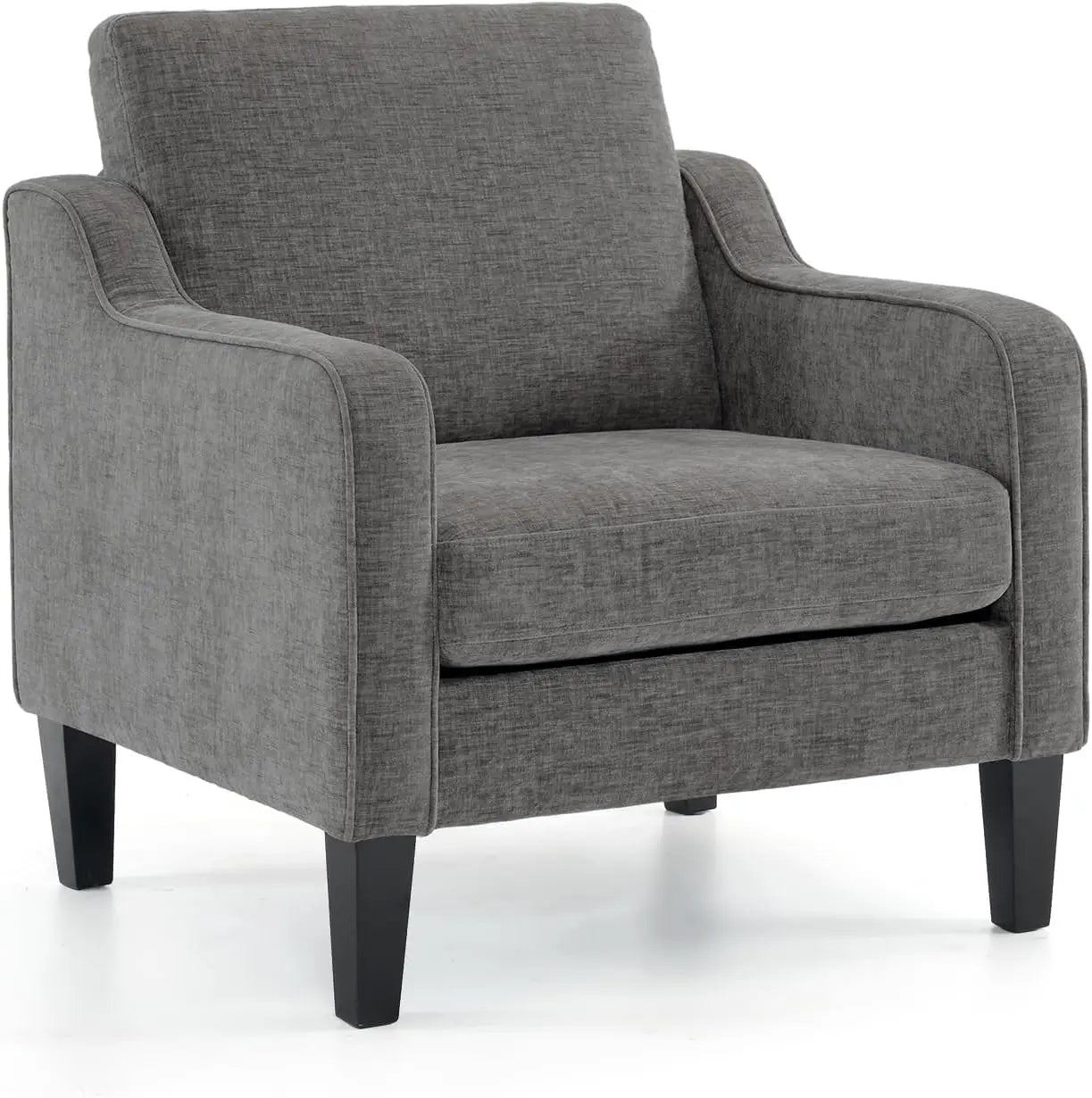 Mid Century Modern Accent Chair Upholstered Armchair For Living Room