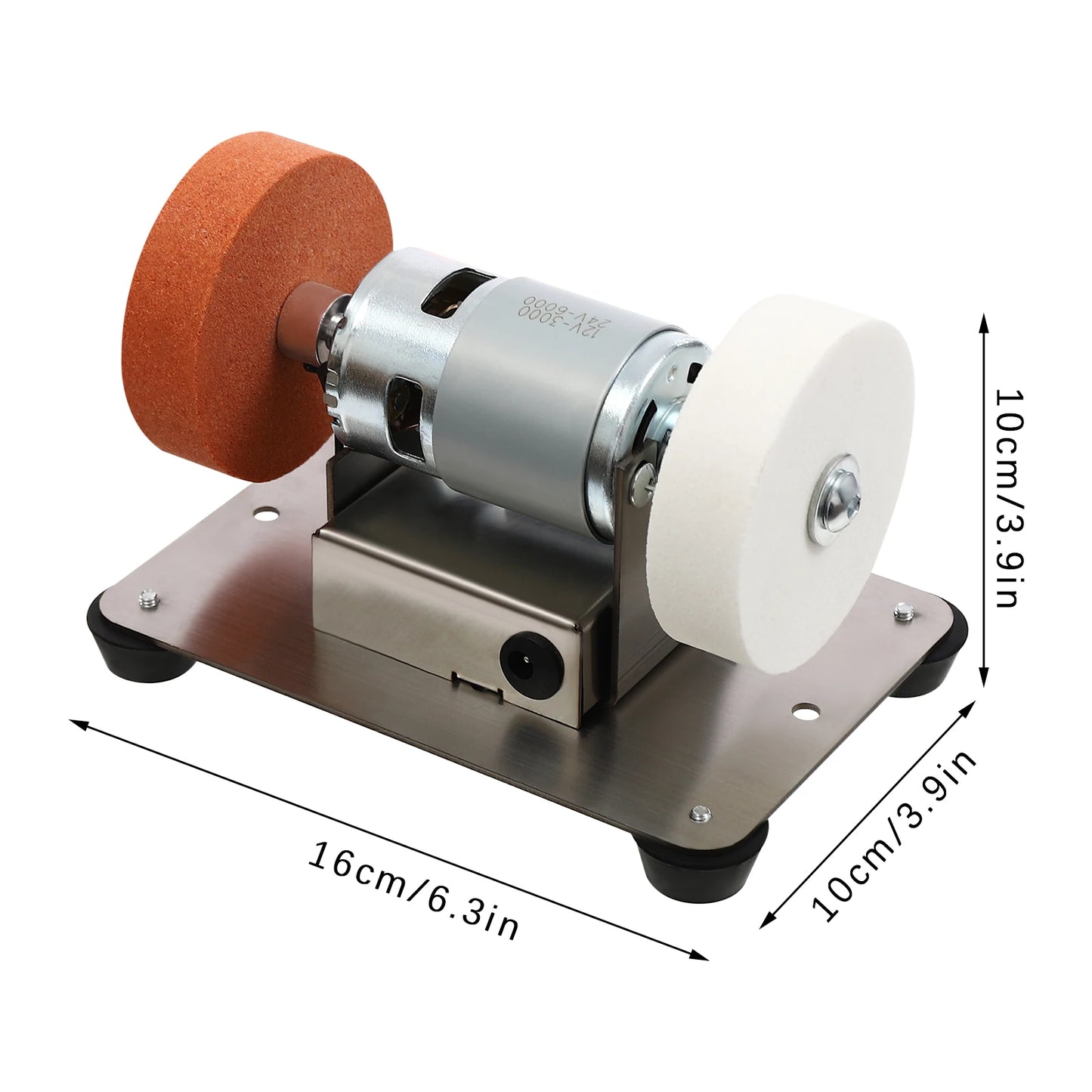 CNCEST 96W Benchtop Grinder Sander With Variable Speed