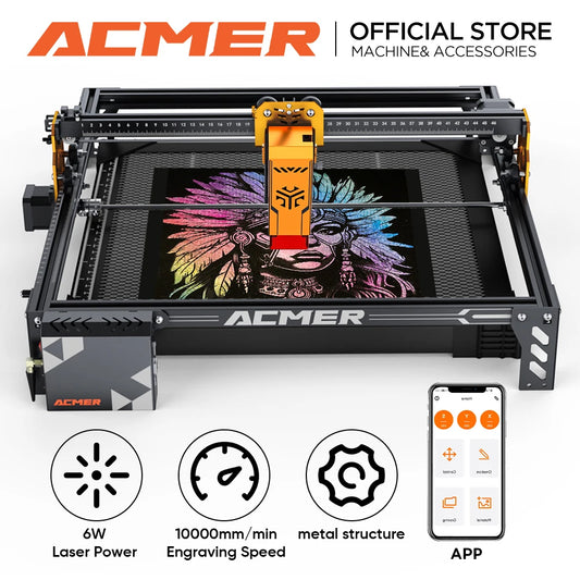 ACMER P1 S Pro Laser Engraver With App WiFi Control