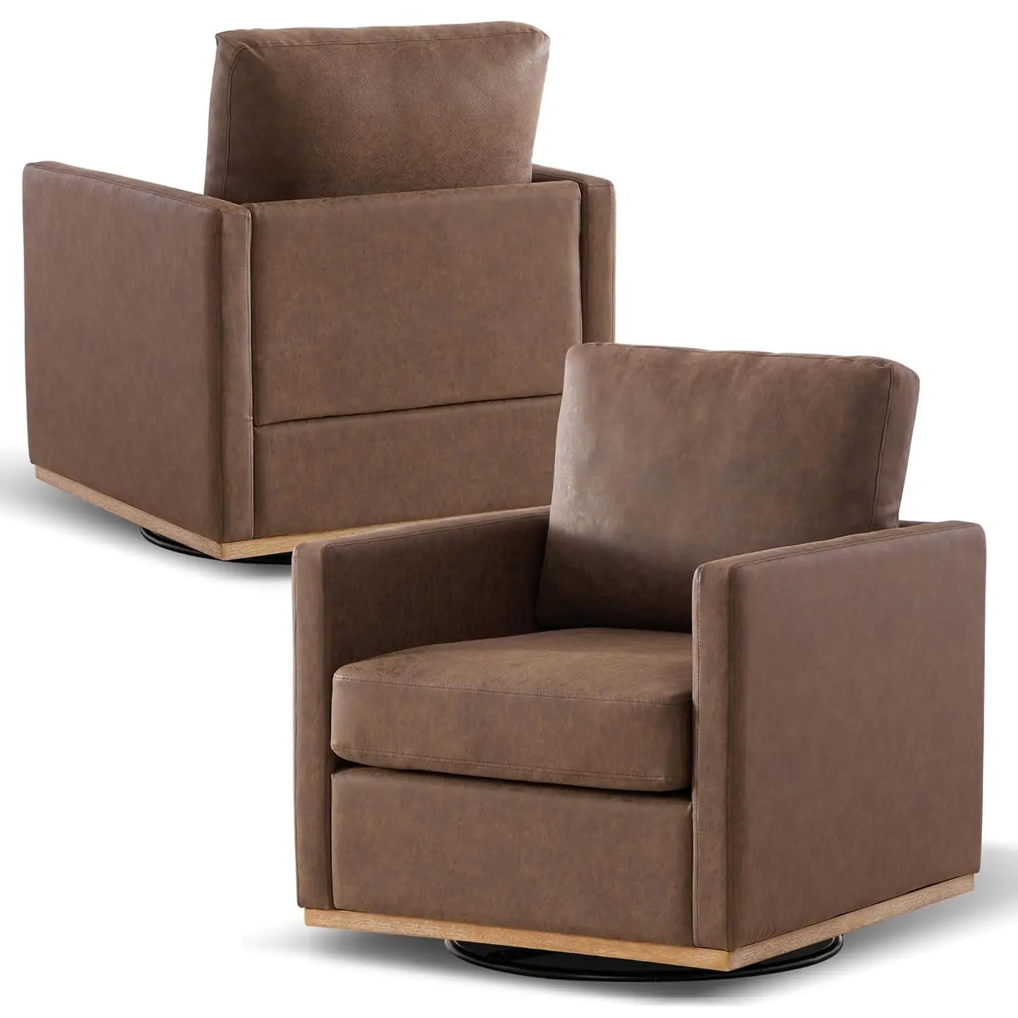 Mid Century Modern Chenille Accent Chairs Set Of 2