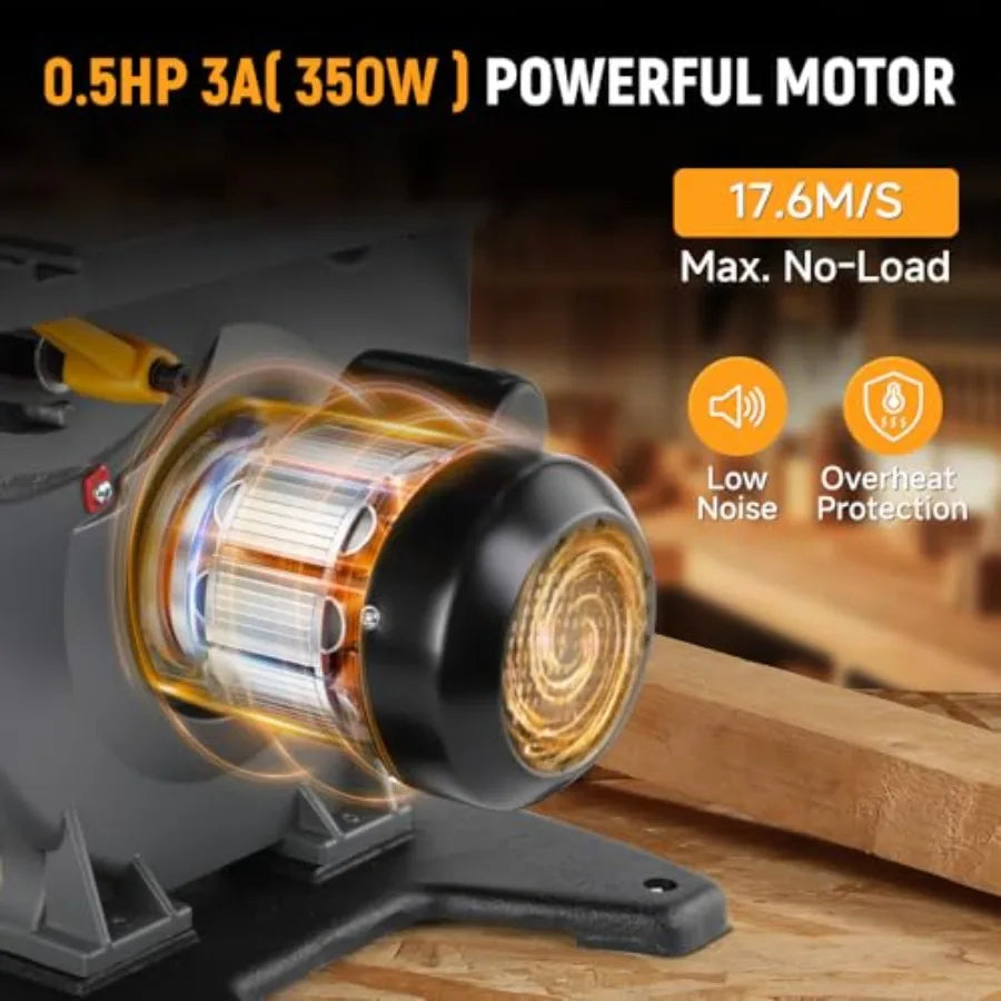 7-1/2-Inch Band Saw 3-Amp Max Cutting Depth 3.2-Inch Width 7.5-Inch Tilting Range 0-45° for Precision Woodworking and M