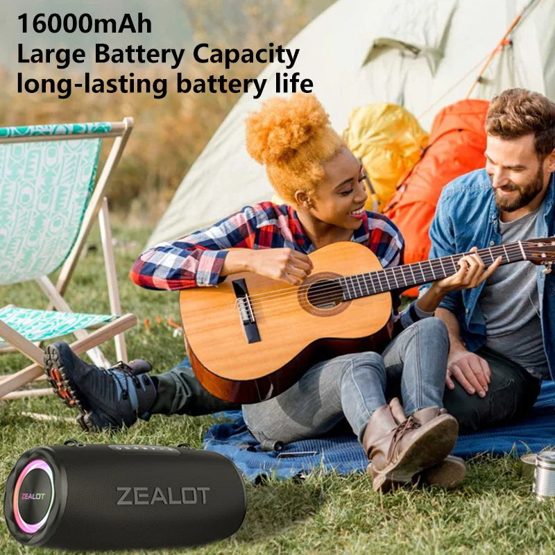 ZEALOT S87 Outdoor Portable Bluetooth Speaker 80W IPX6